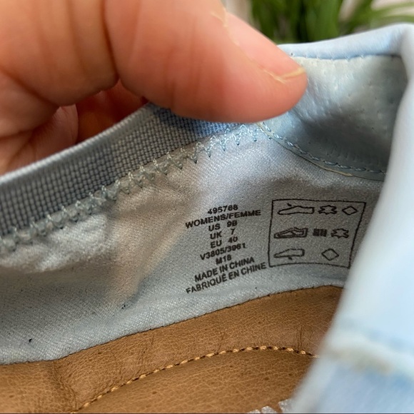 Lands End Suede Comfort Elastic Ballet Flats 9 - Picture 7 of 9